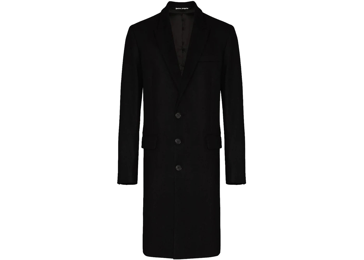 Palm Angels x Browns 50 Bear Wool Coat Black