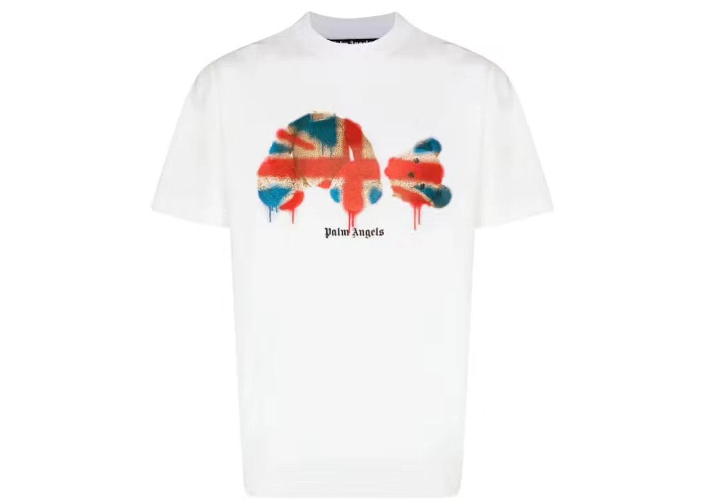 Palm Angels x Browns Union Jack Bear T-shirt White