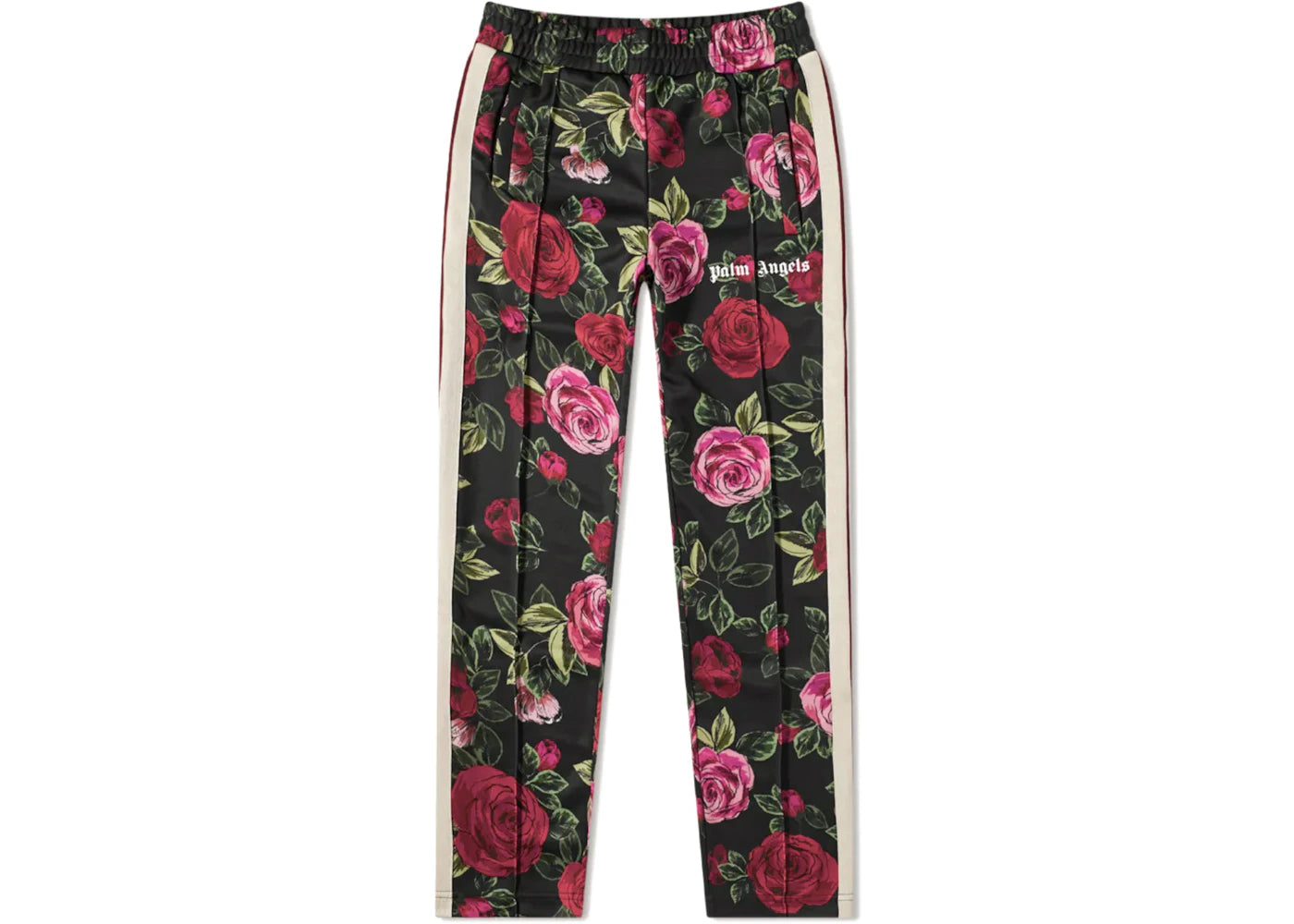 Palm Angels x END Rose Allover Track Pants Black Red