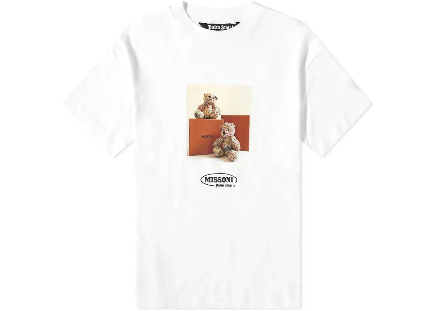 Palm Angels x Missoni Bear T-shirt White/Black