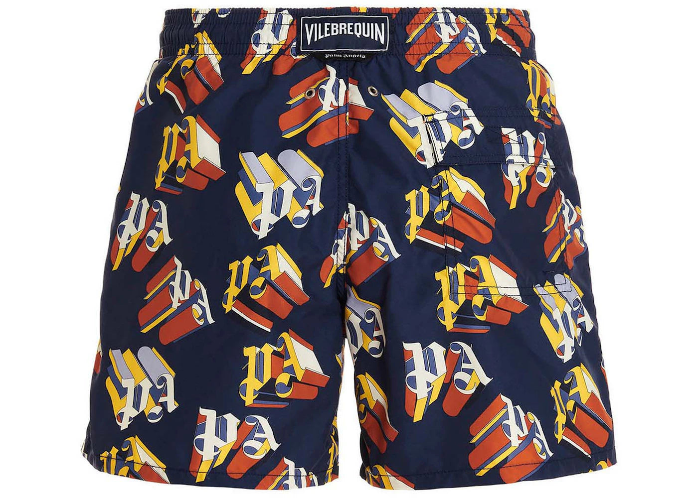 Palm Angels x Vilebrequin Monogram Swim Shorts Blue/Brown