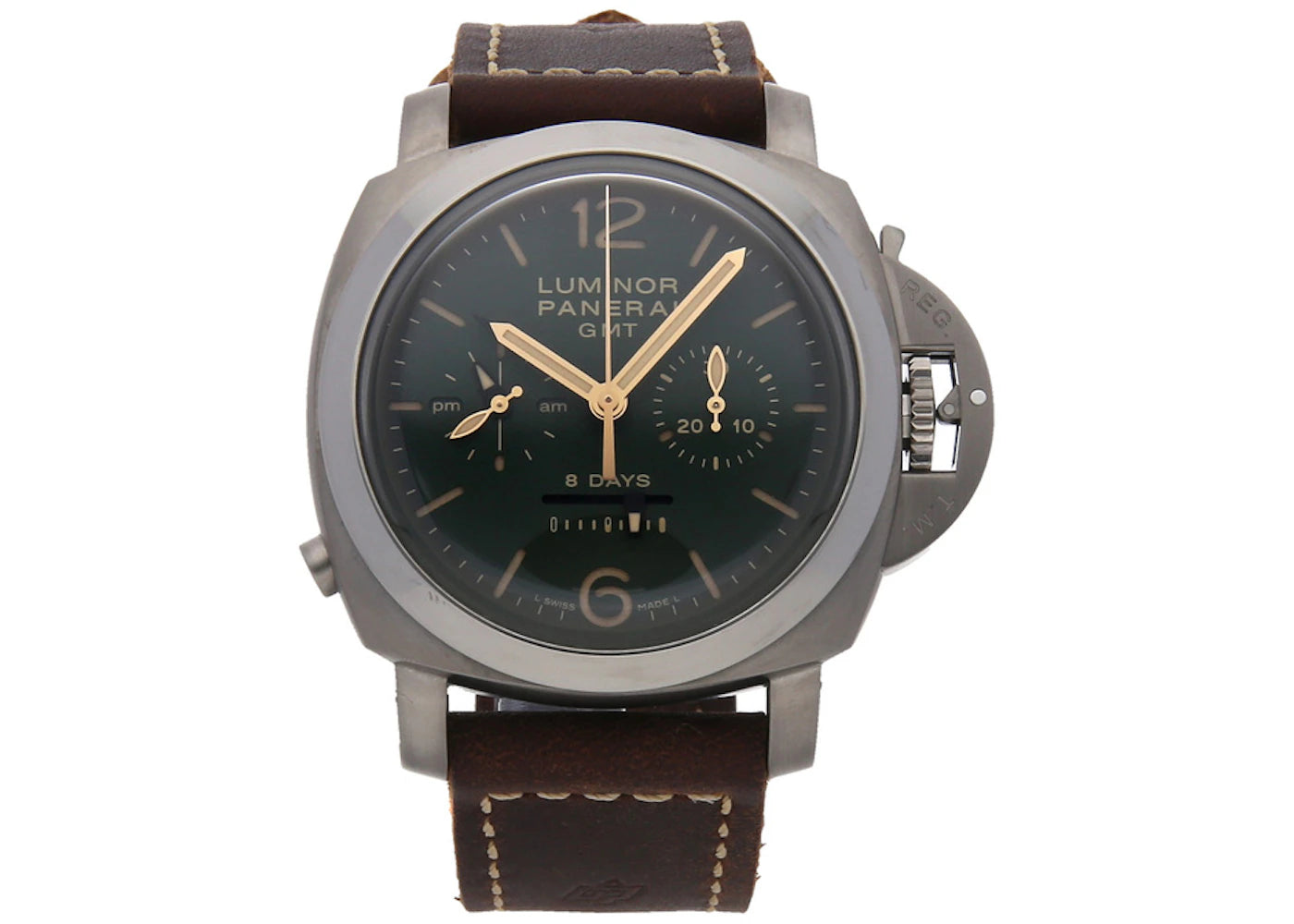 Panerai Luminor 1950 Chrono Monopulsante 8-Days GMT Titanio PAM 737