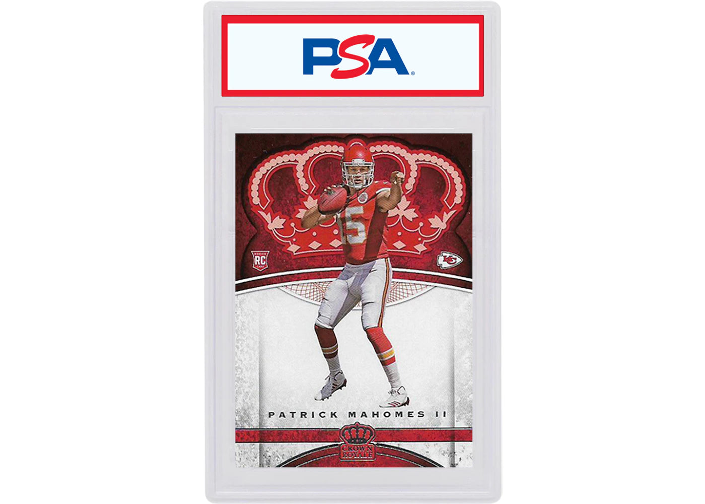 Patrick Mahomes 2017 Panini Crown Royale Rookie #84 (PSA or BGS Graded)