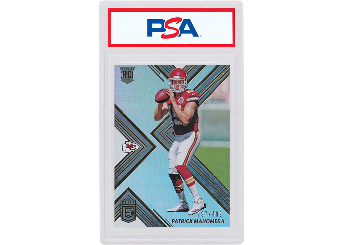 Patrick Mahomes 2017 Panini Elite Rookie 499 #155 (PSA or BGS Graded)