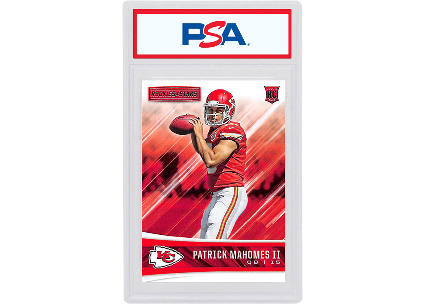 Patrick Mahomes 2017 Panini Rookies & Stars Rookie #201 (PSA or BGS Graded)