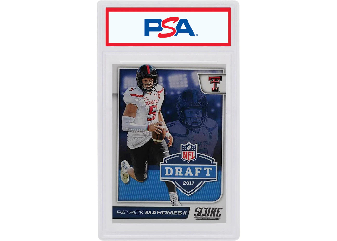 Patrick Mahomes 2017 Panini Score NFL Draft Rookie #2 (PSA or BGS Graded)