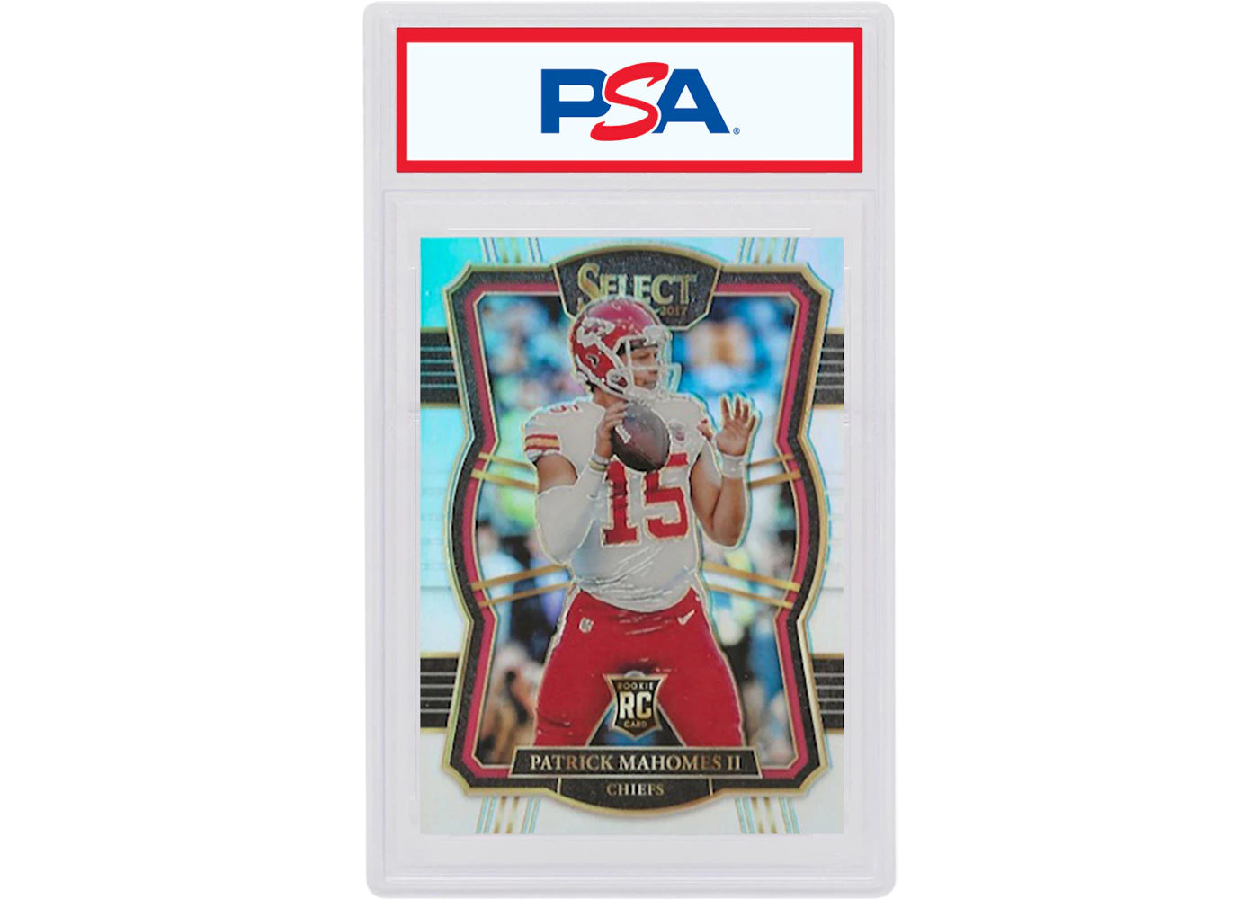 Patrick Mahomes 2017 Panini Select Rookie Silver #103 (PSA or BGS Graded)