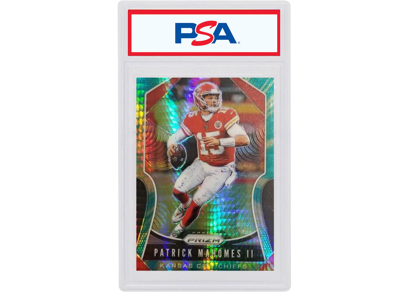 Patrick Mahomes 2019 Panini Prizm Hyper /175 #210 (PSA or BGS Graded)