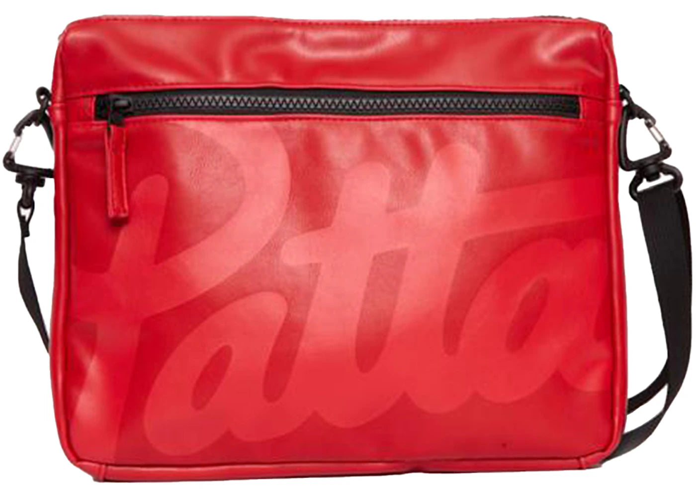 Patta Faux Leather Shoulder Bag High Risk Red