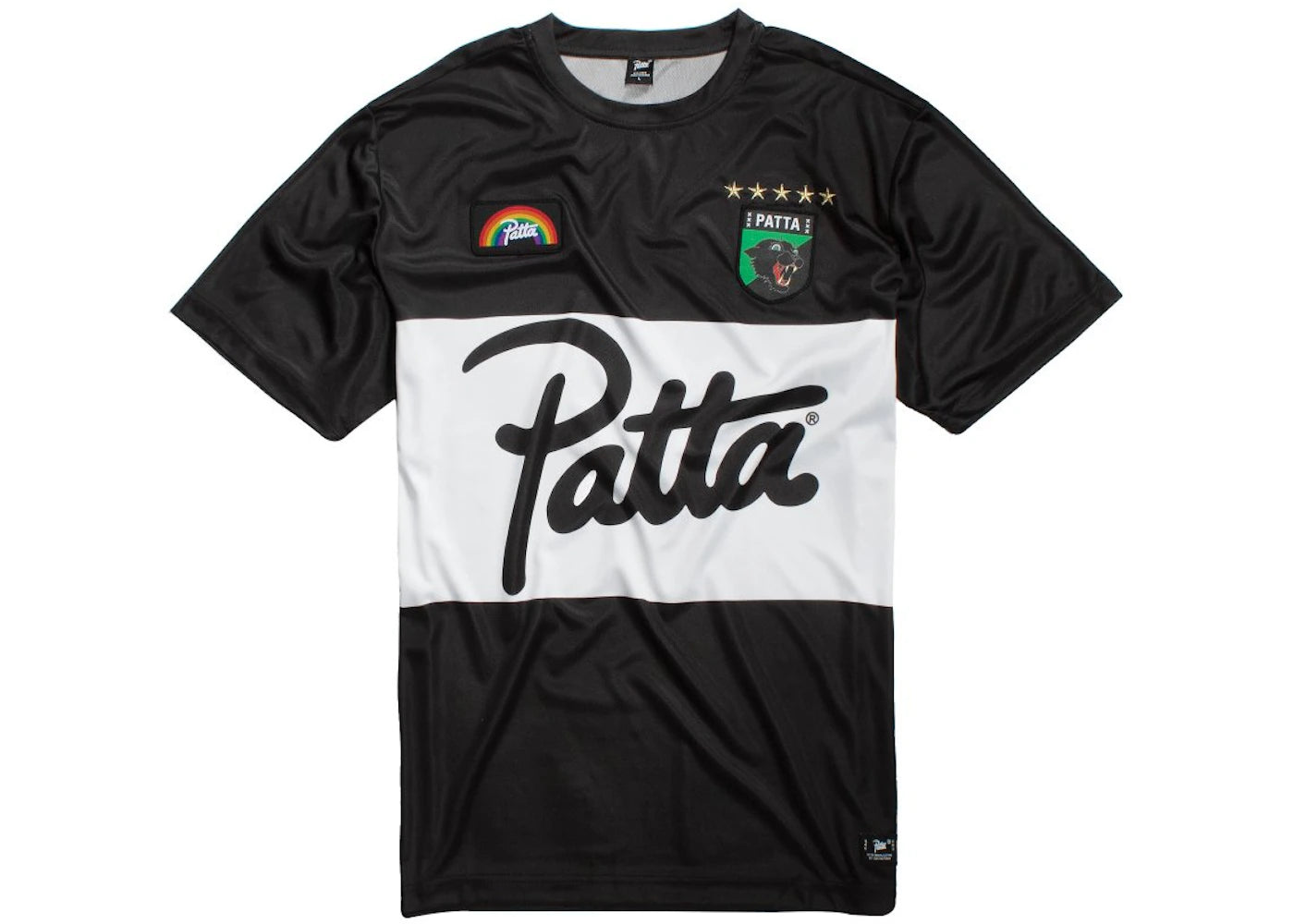 Patta Football Jersey Black