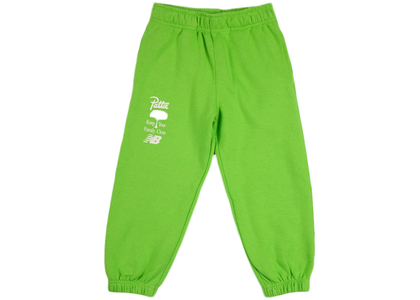 Patta New Balance Family Kids Jogging Pants Fluoro Green