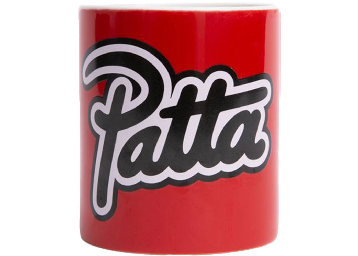 Patta Script Logo Outline Mug Racing Red