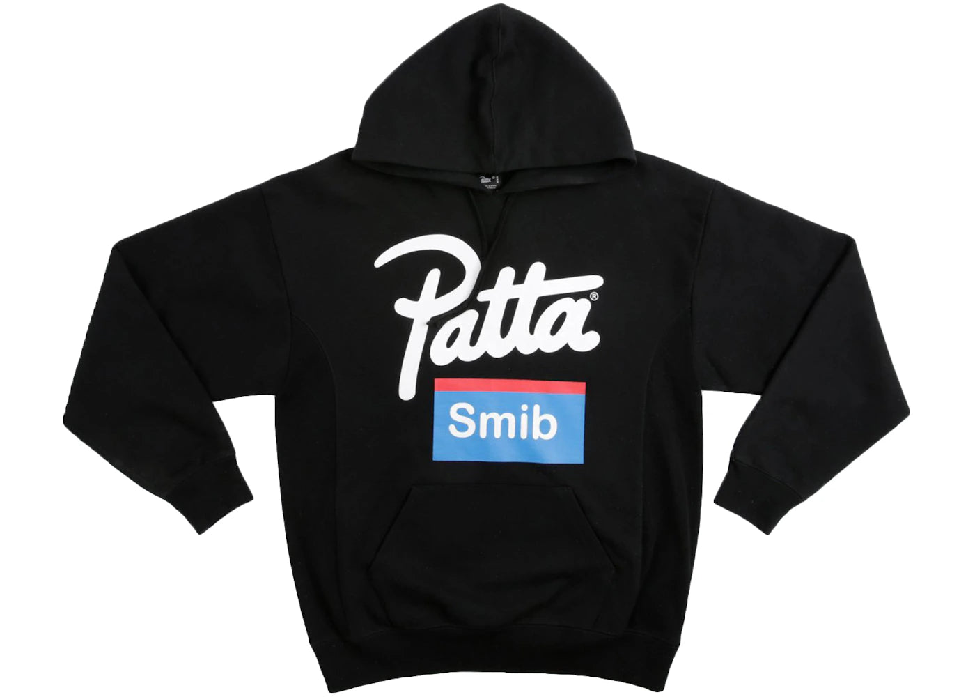 Patta Soundsystem X Smib Script Logo Hooded Sweatshirt With Vinyl Black