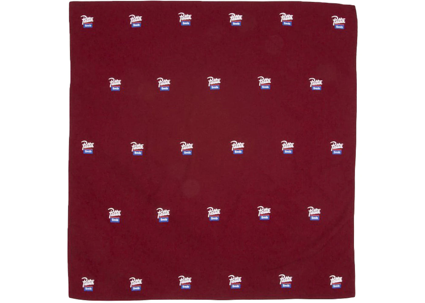 Patta Soundsystem x Smib Allover Printed Bandana Cabernet