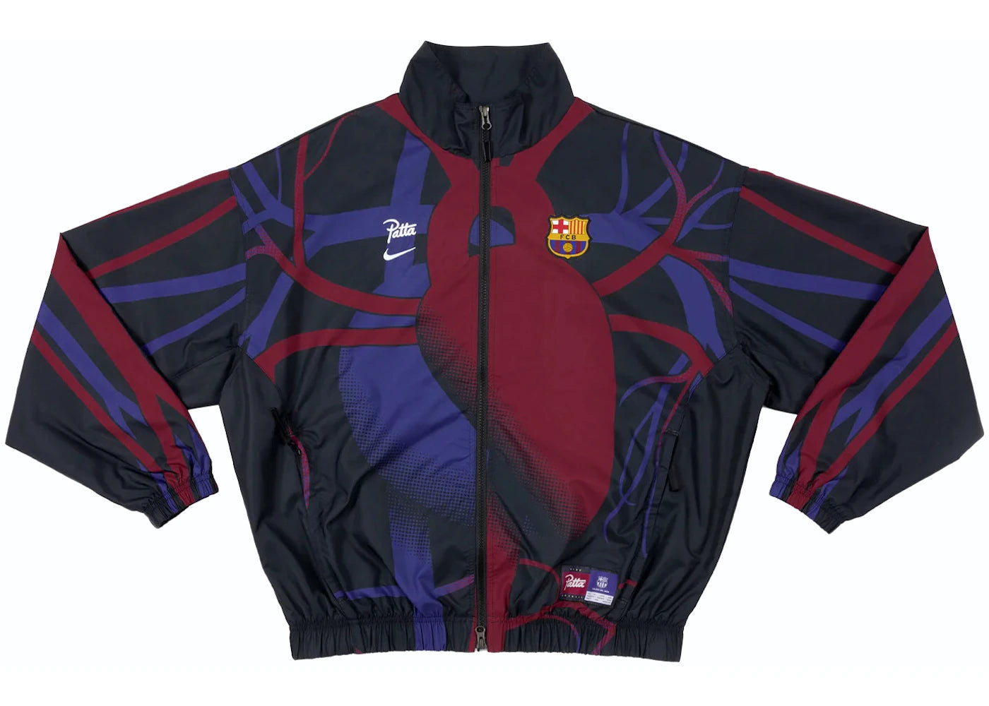 Patta x Barcelona FC Culers del Món Track Jacket Black/White