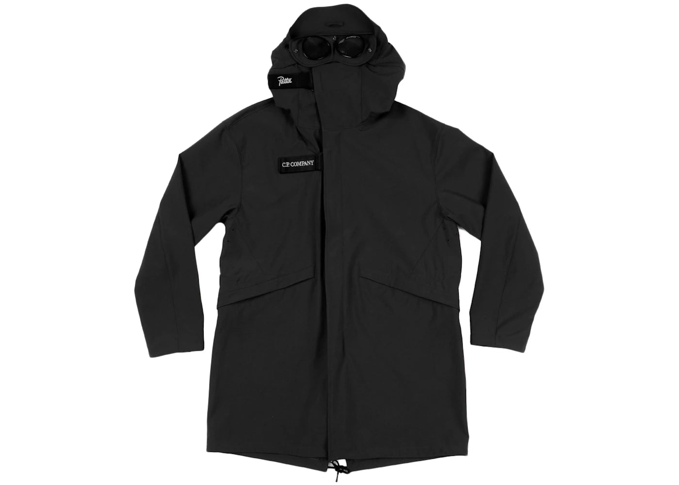 Patta x C.P. Company Fishtail Parka Black