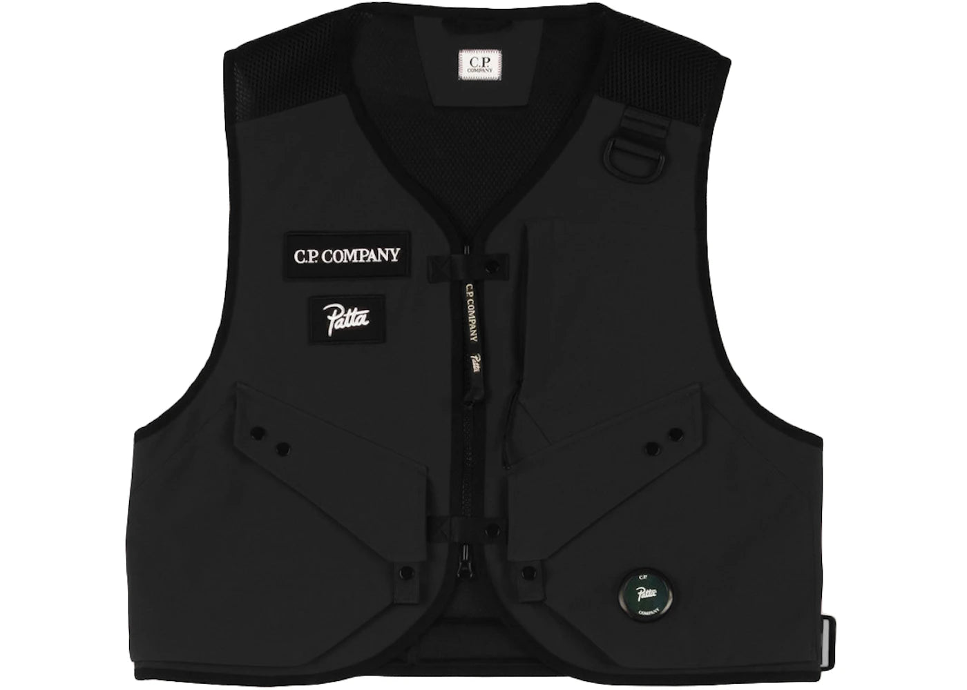 Patta x C.P. Company Utility Vest Black