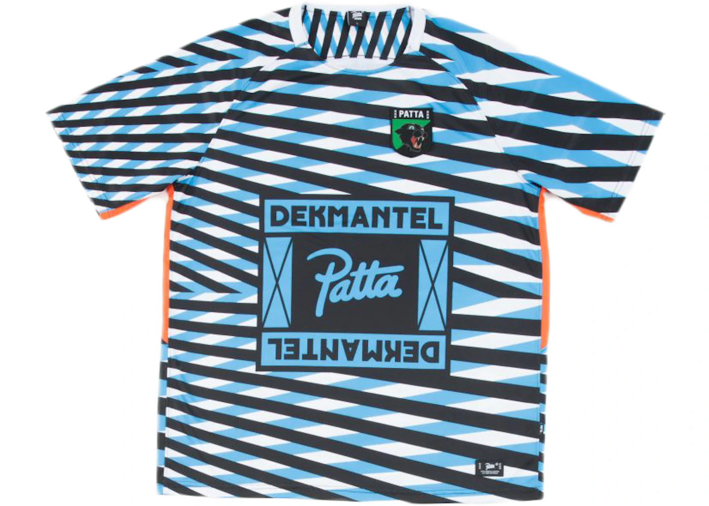 Patta x Dekmantel 2019 Football Jersey Malibu Blue/Black/White