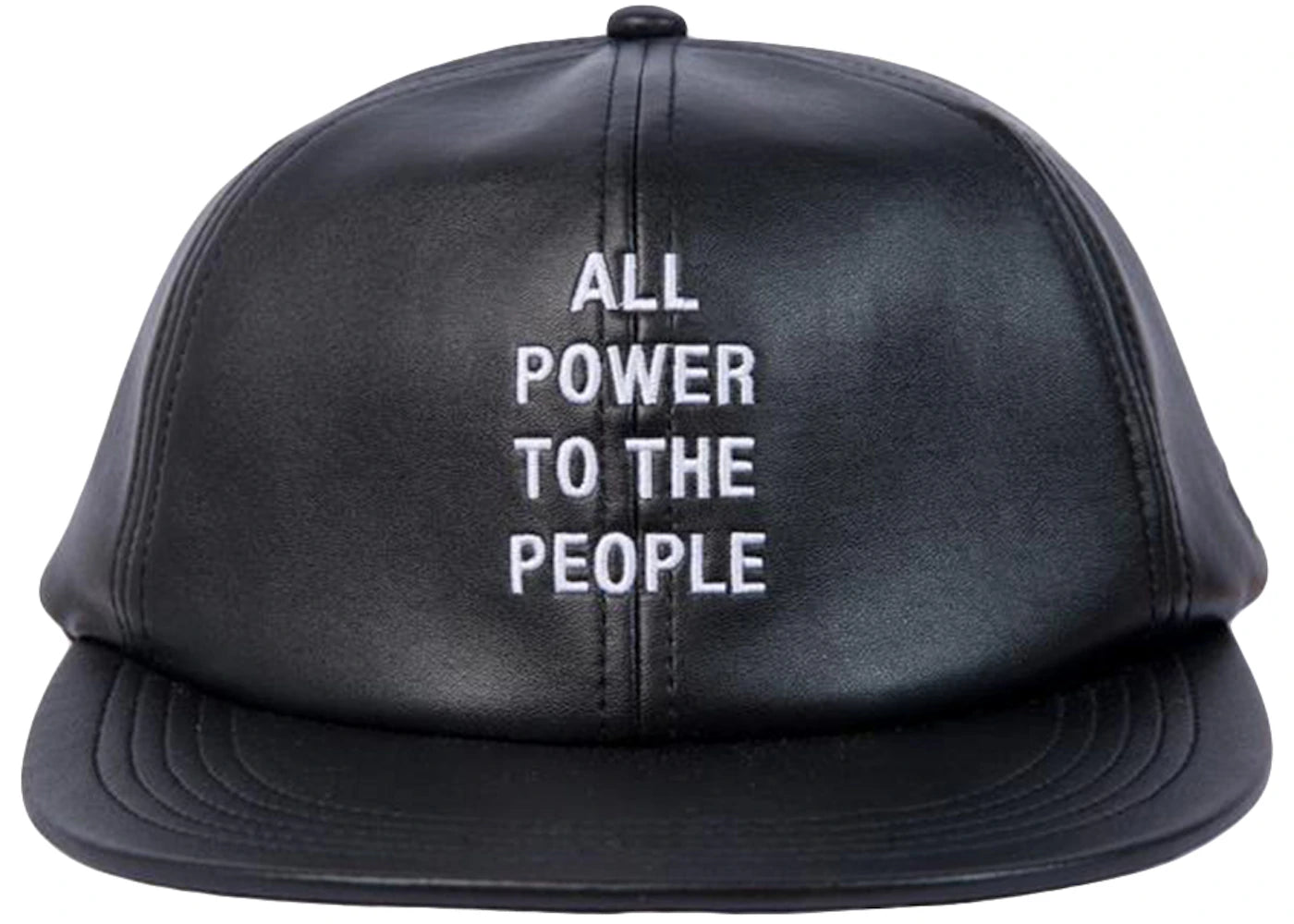 Patta x Emory Douglas Faux Leather Sports Cap Black