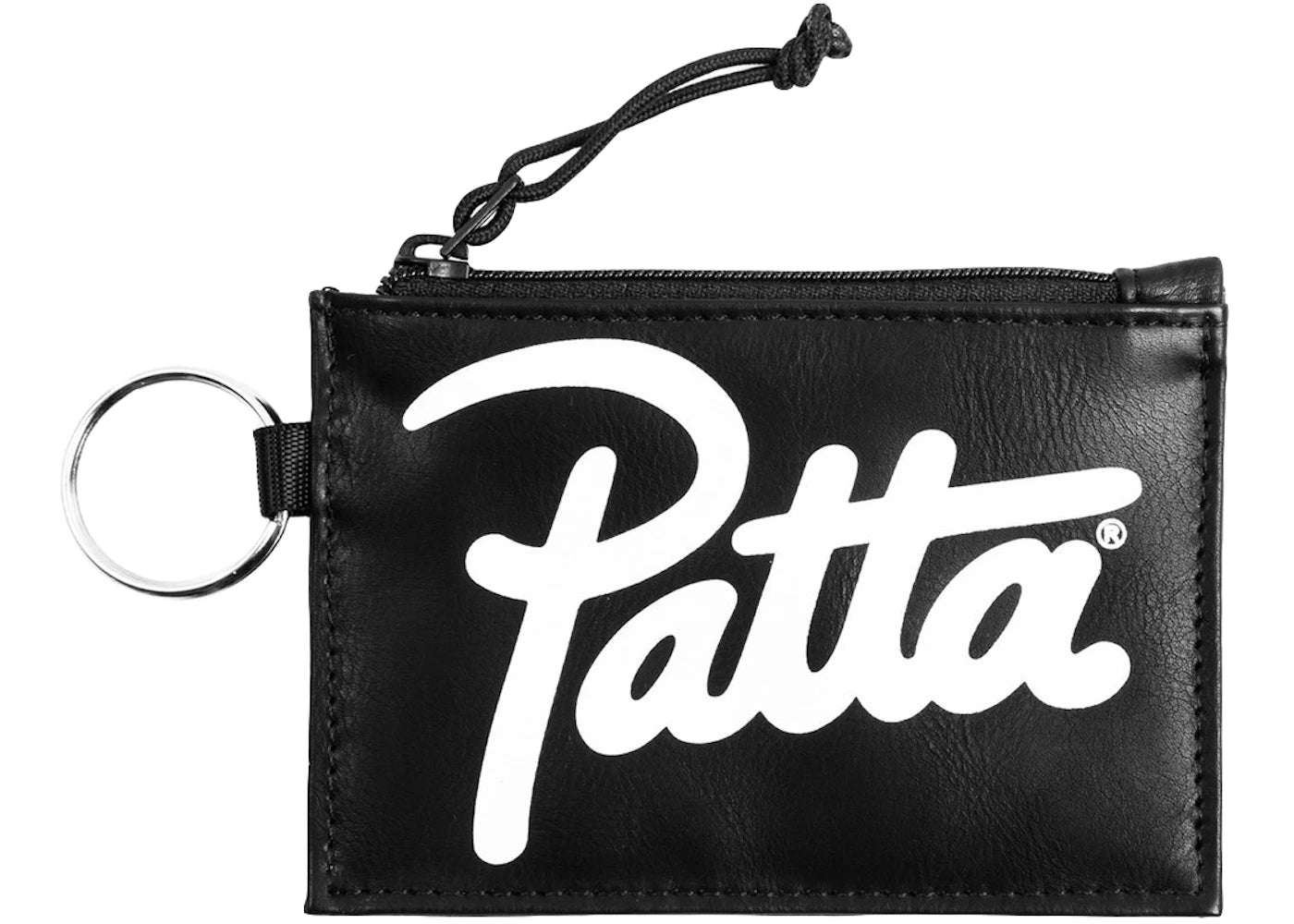 Patta x Emory Douglas Faux Leather Zip Wallet Black