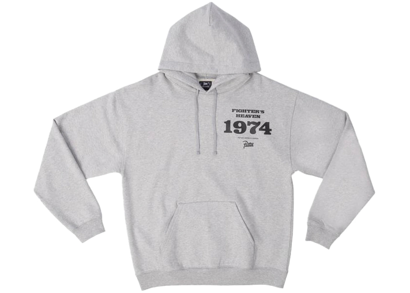 Patta x Peter Angelo Simon 1974 Hooded Sweatshirt With Vinyl Melange Grey