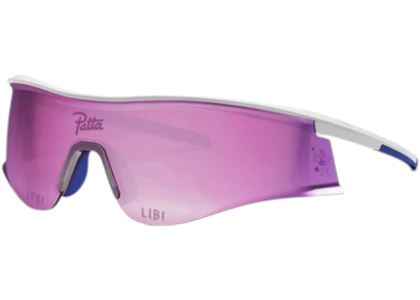 Patta x Rapha Reis Sunglasses White/Blue/Pink