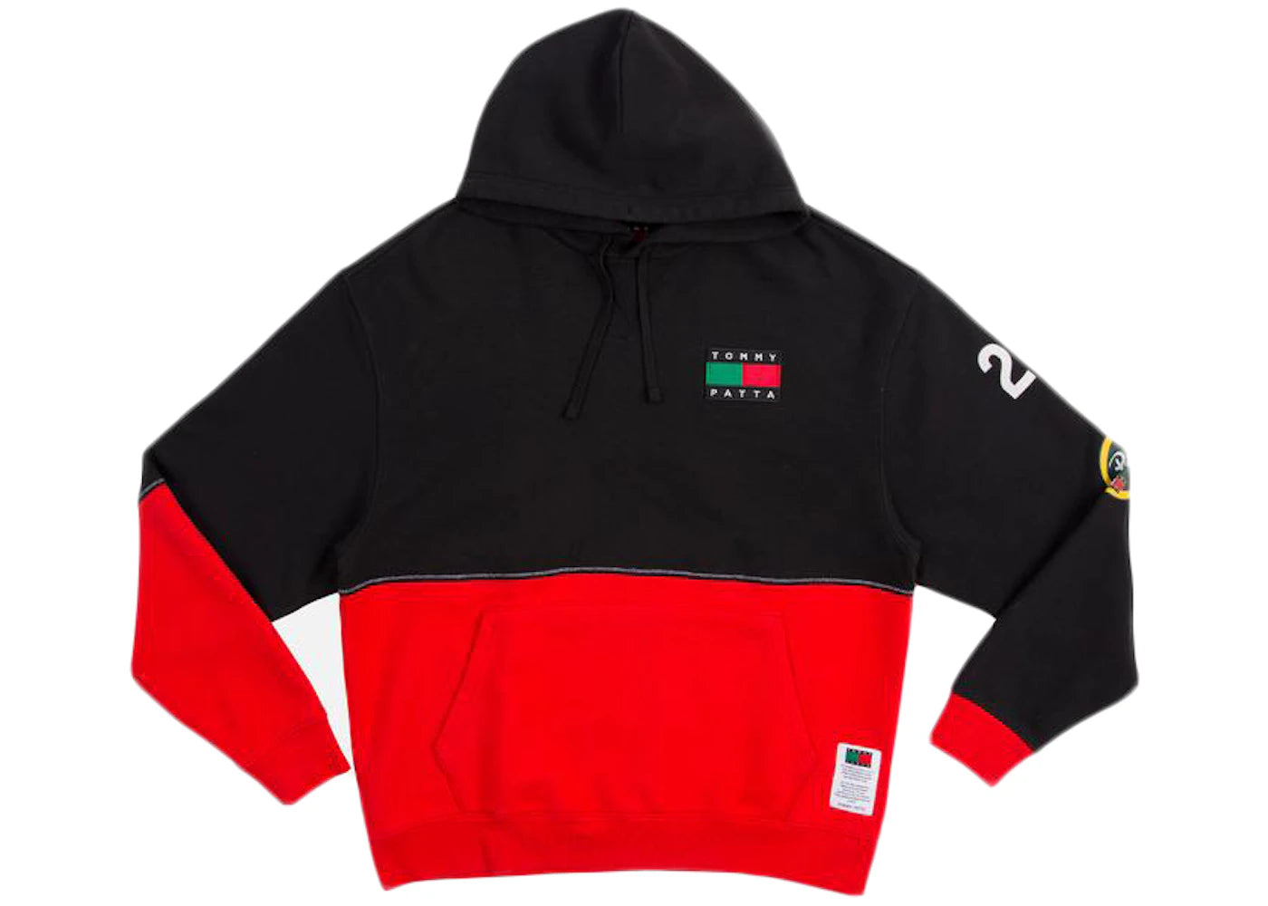 Patta x Tommy Jeans Hooded Sweatshirt Black/High Risk Red