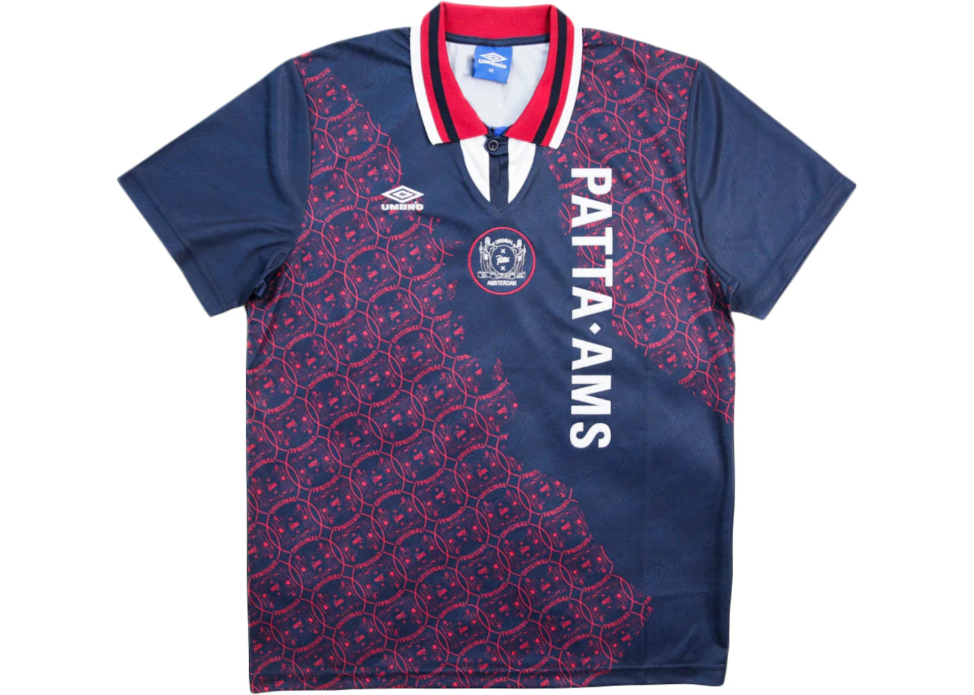 Patta x Umbro Finale Jersey Dark Navy/Crimson/White