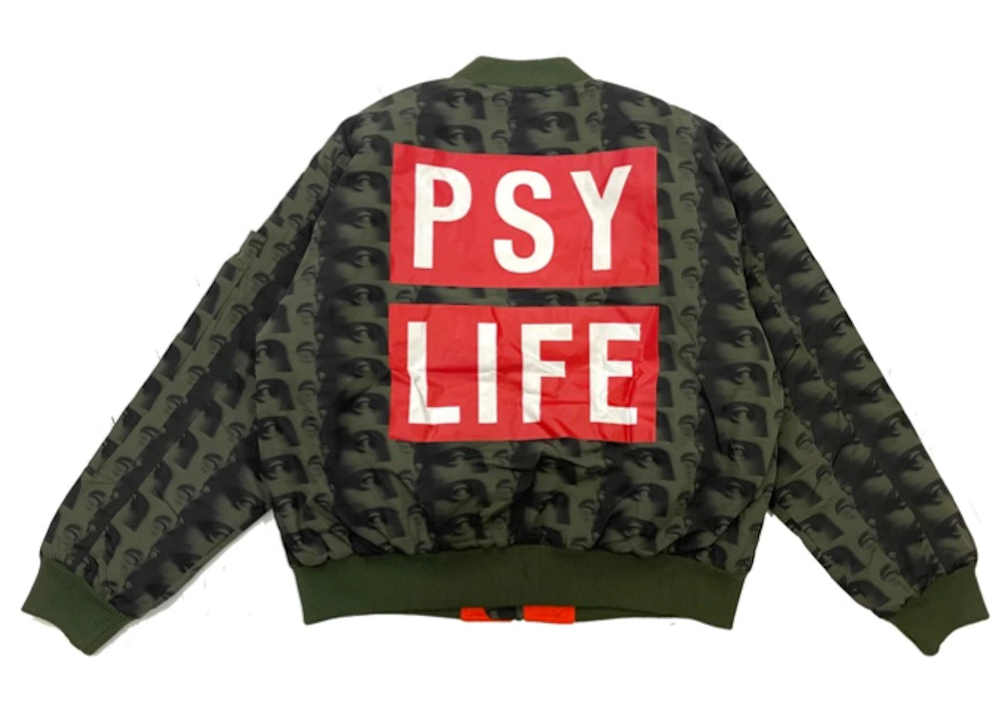 Perks And Mini Eye Life Bomber Jacket Green/Black/Red