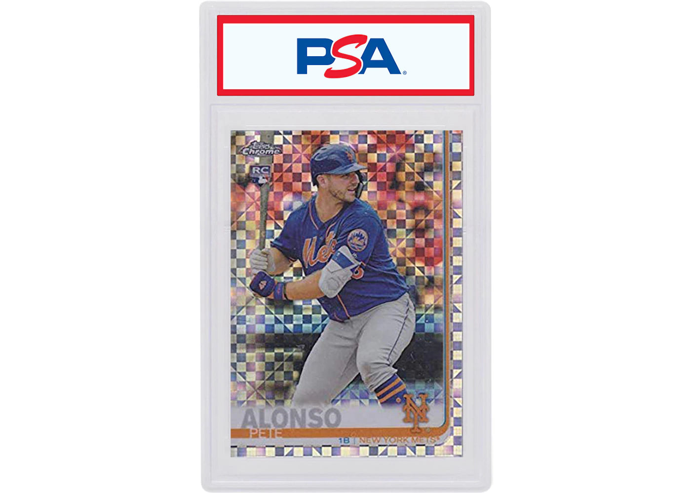 Pete Alonso 2019 Topps Chrome Rookie X-Fractor #204 (PSA or BGS Graded)