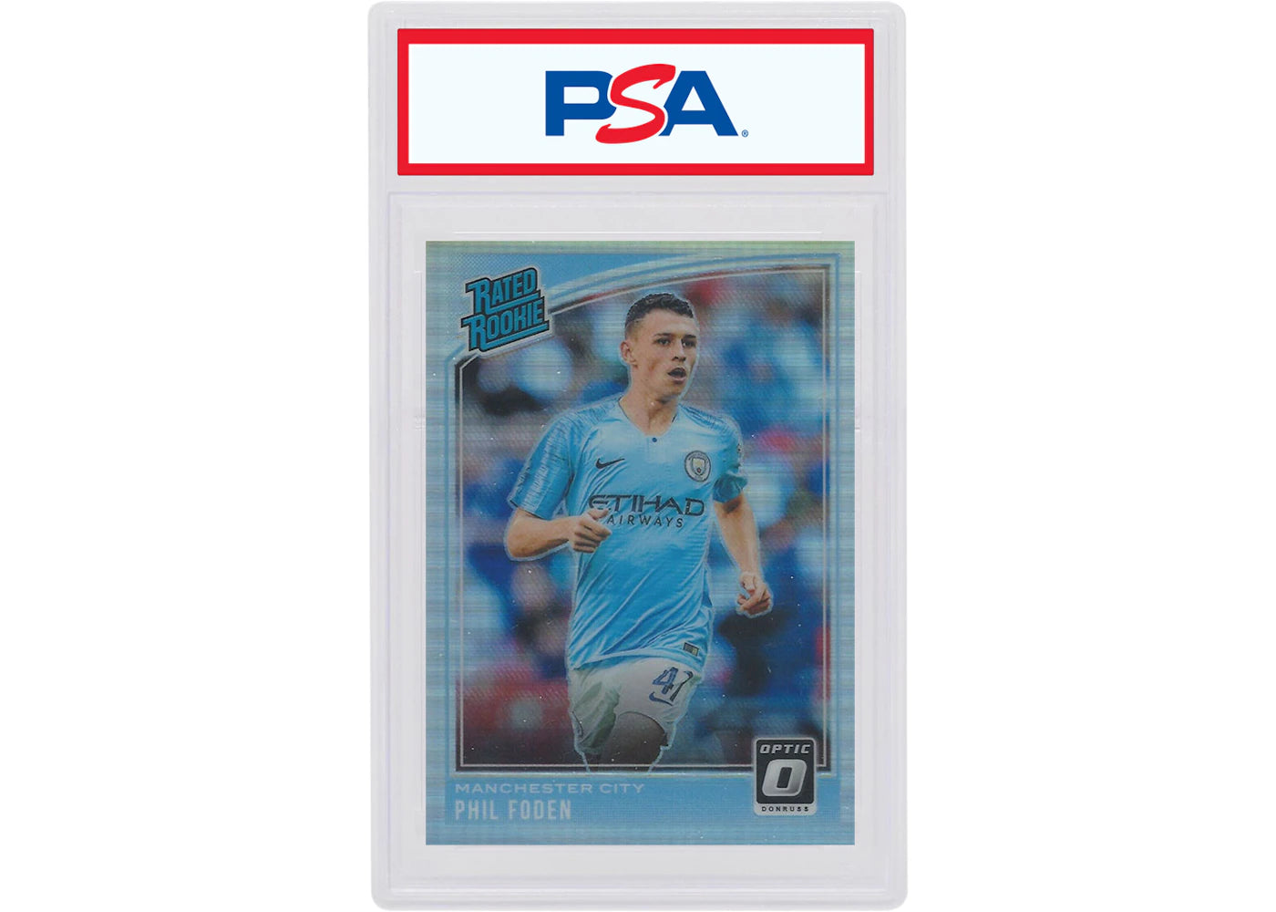 Phil Foden 2018 Donruss Soccer Rated Rookie Optic Holo #179 (PSA or BGS Graded)