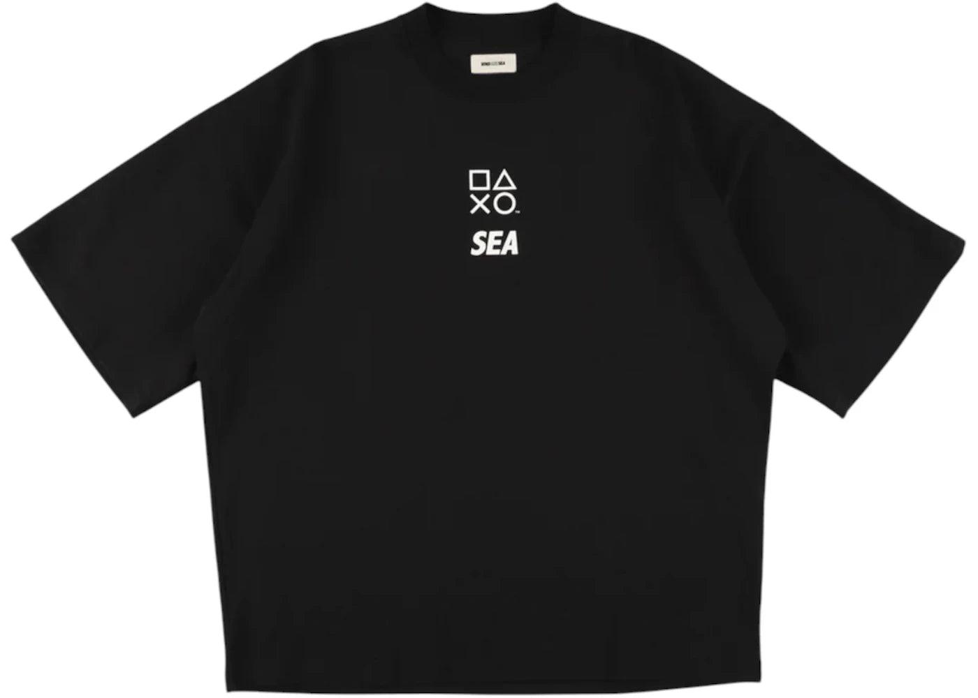 Playstation x Wind and Sea Team Tee Black