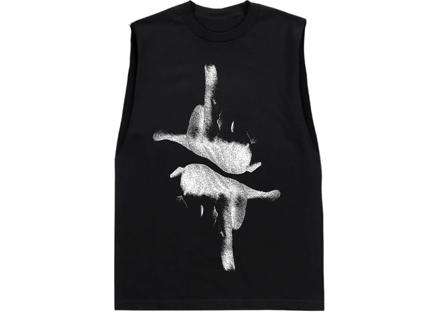 Playboi Carti Middle Finger Sleeveless T-shirt Black