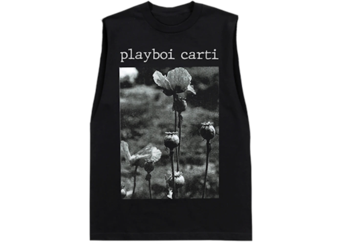 Playboi Carti Poppy Sleeveless Tee Black