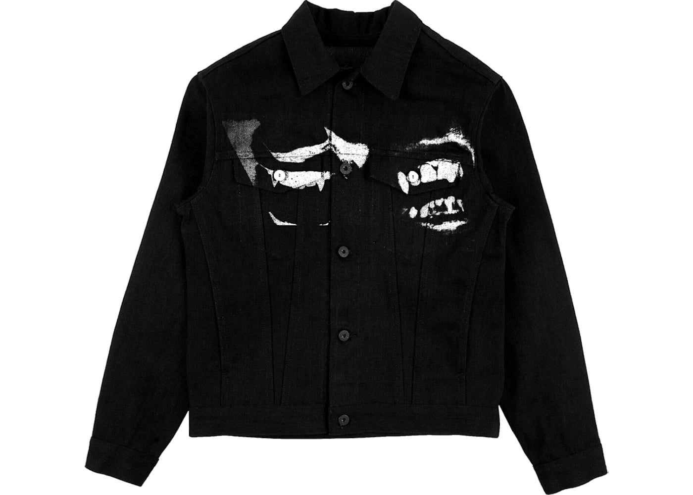 Playboi Carti Whole Lotta Red Denim Jacket Black