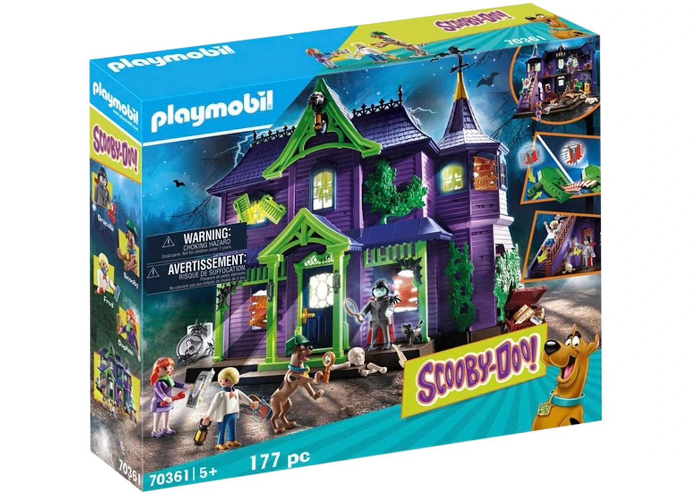 Playmobil SCOOBY-DOO! Adventure in the Mystery Mansion Set 70361