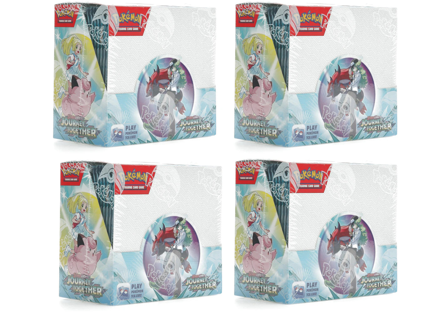 Pokémon Scarlet & Violet Journey Together Booster Box 4x Lot