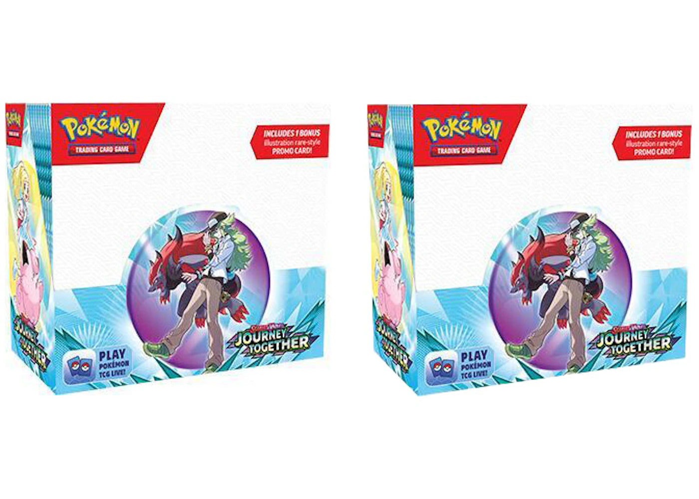 Pokémon Scarlet & Violet Journey Together SV09 Enhanced Booster Box 2x Lot