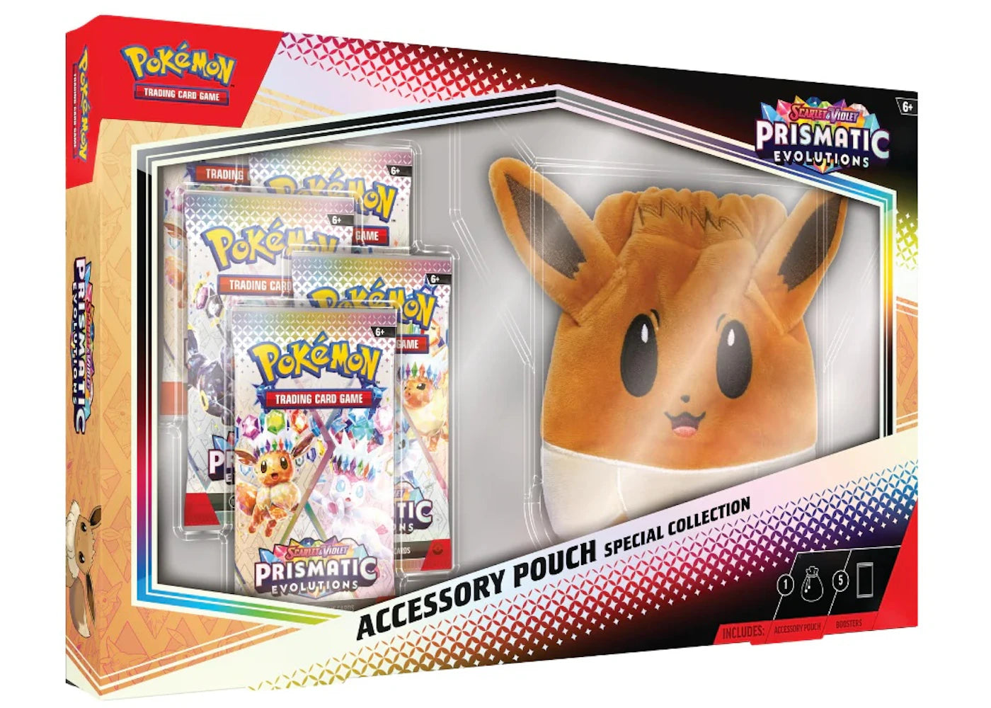 Pokémon Scarlet & Violet Prismatic Evolutions Accessory Pouch Special Collection