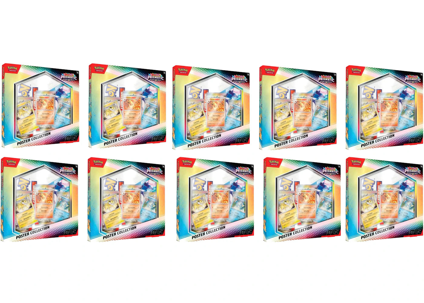 Pokémon Scarlet & Violet Prismatic Evolutions Poster Collection 10x Lot