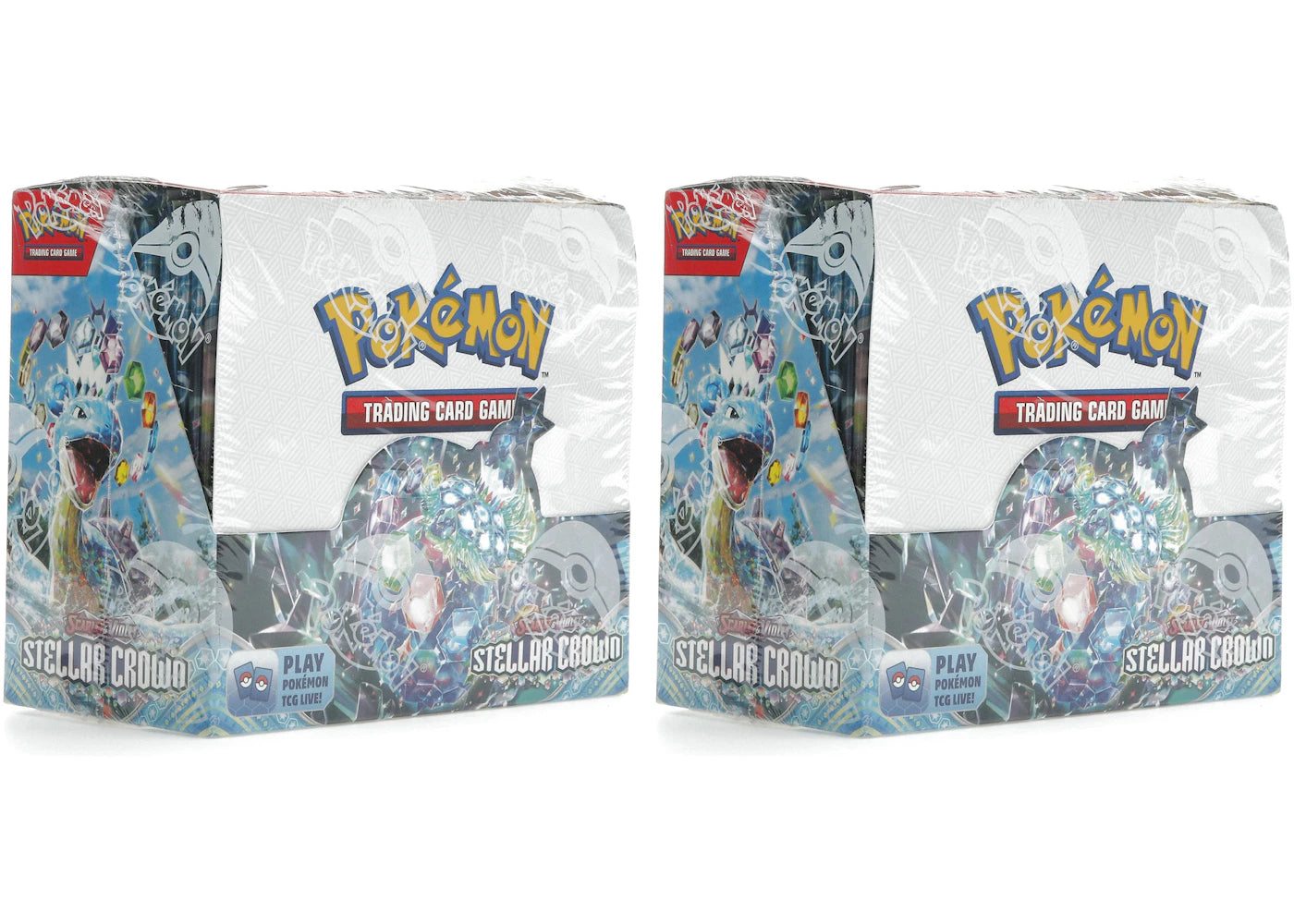Pokémon Scarlet & Violet Stellar Crown Booster Box 2x Lot