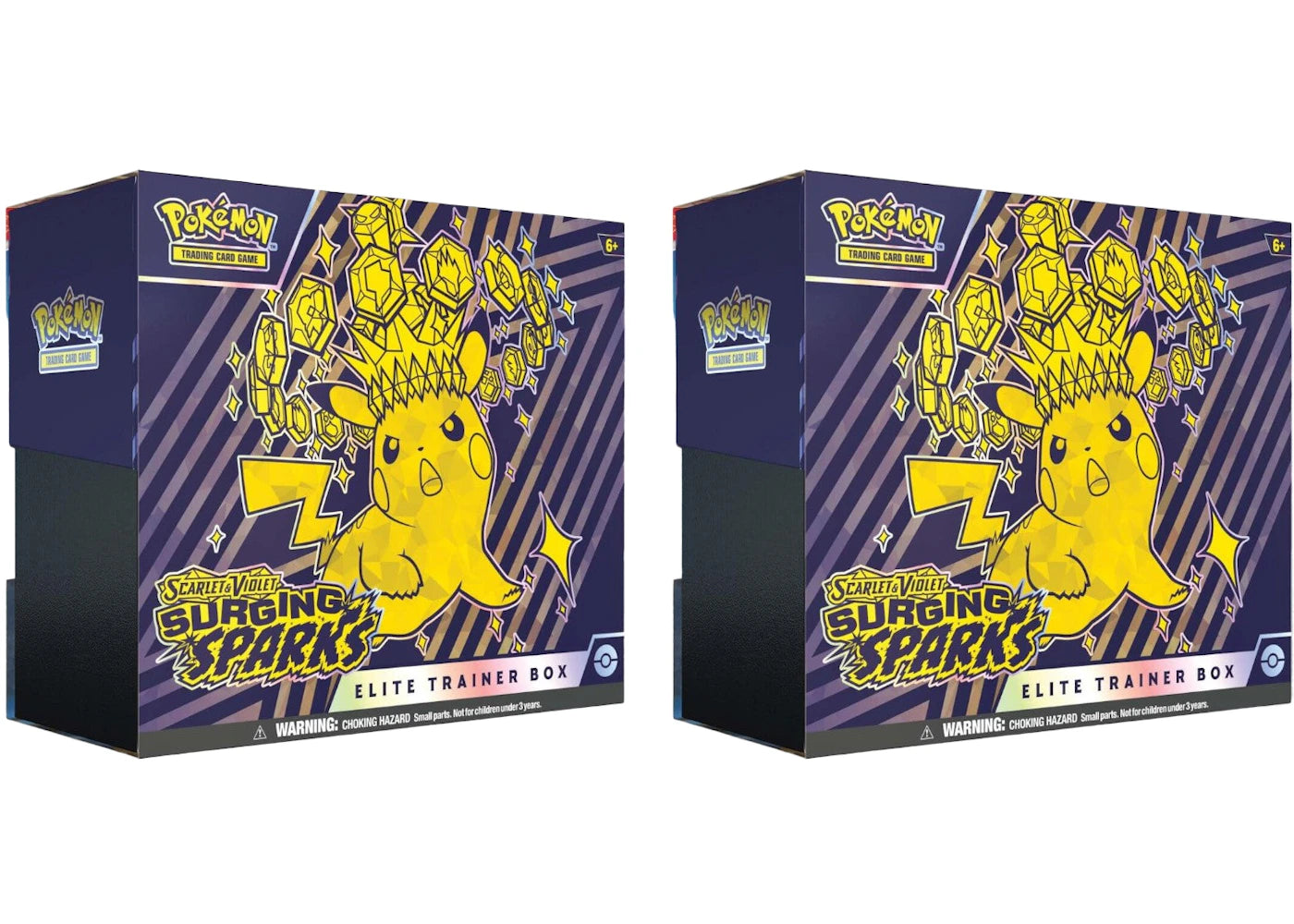 Pokémon Scarlet & Violet Surging Sparks Elite Trainer Box 2x Lot