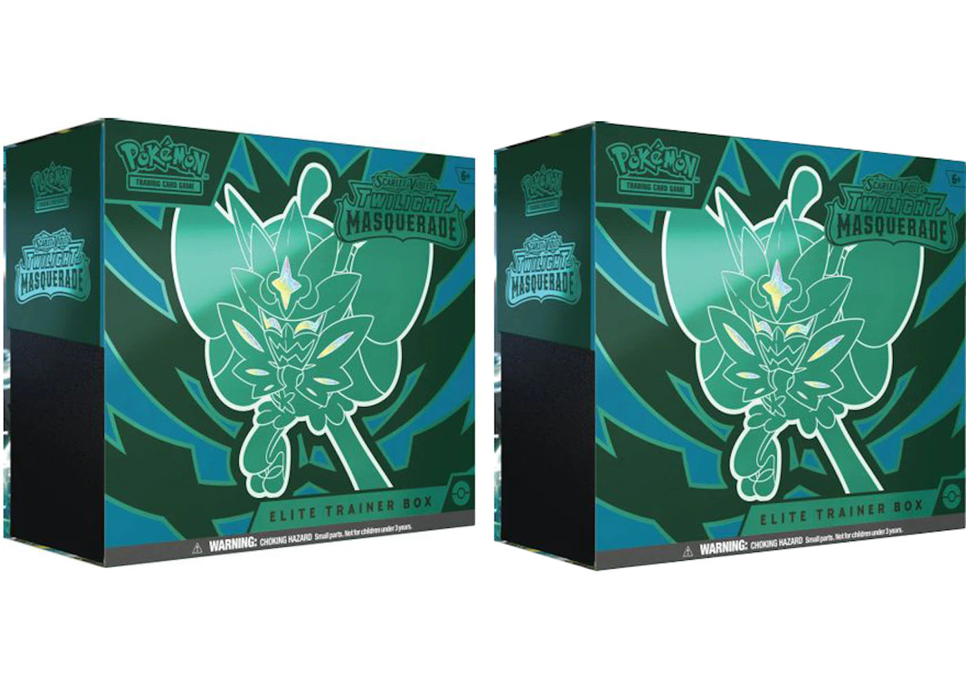 Pokémon Scarlet & Violet Twilight Masquerade Elite Tainer Box 2x Lot
