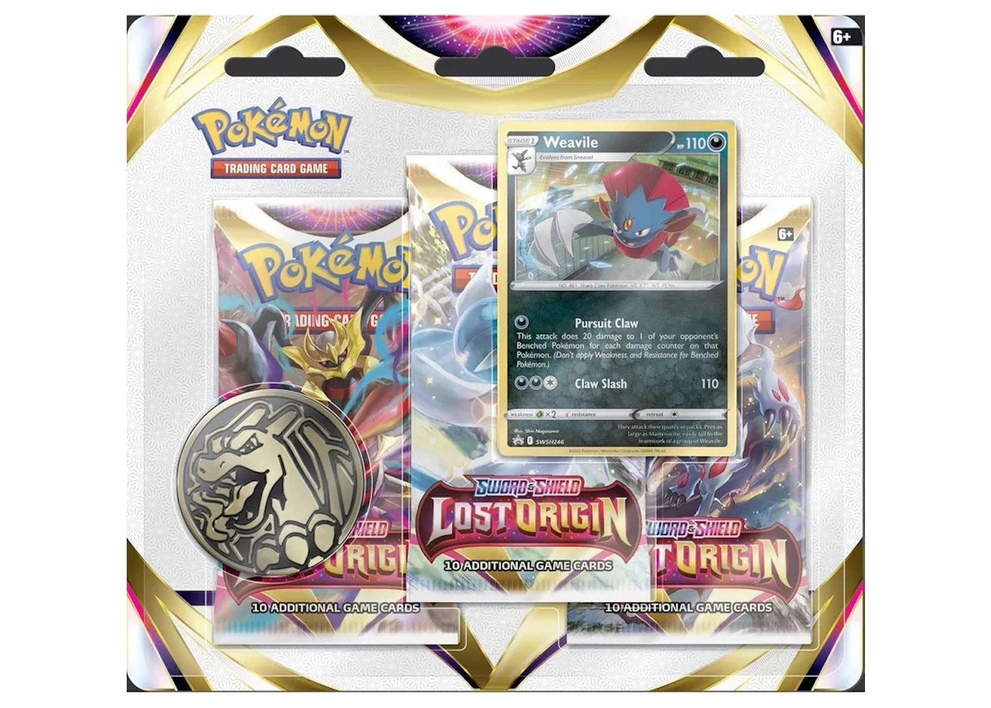 Pokèmon Sword & Shield Lost Origin Weavile Blister Pack