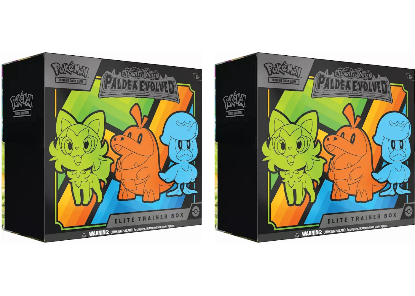 Pokémon TCG Scarlet & Violet Paldea Evolved Elite Trainer Box 2x Lot