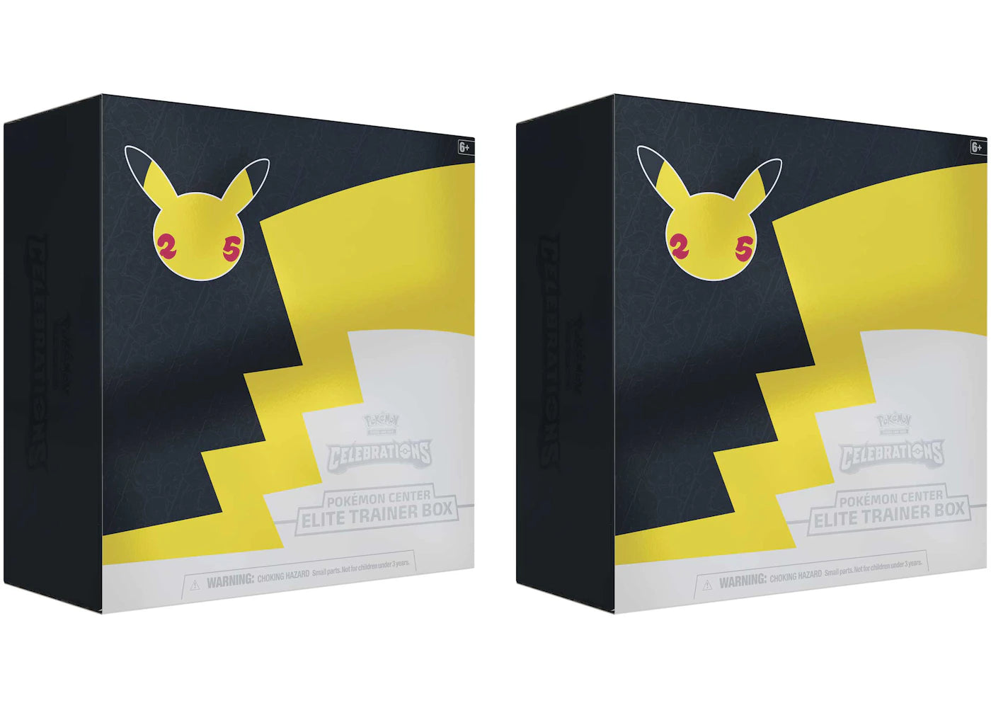 Pokémon TCG 25th Anniversary Celebrations Pokémon Center Exclusive Elite Trainer Box 2x Lot