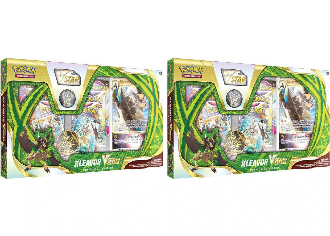 Pokémon TCG Kleavor VSTAR Premium Collection Box 2x Lot