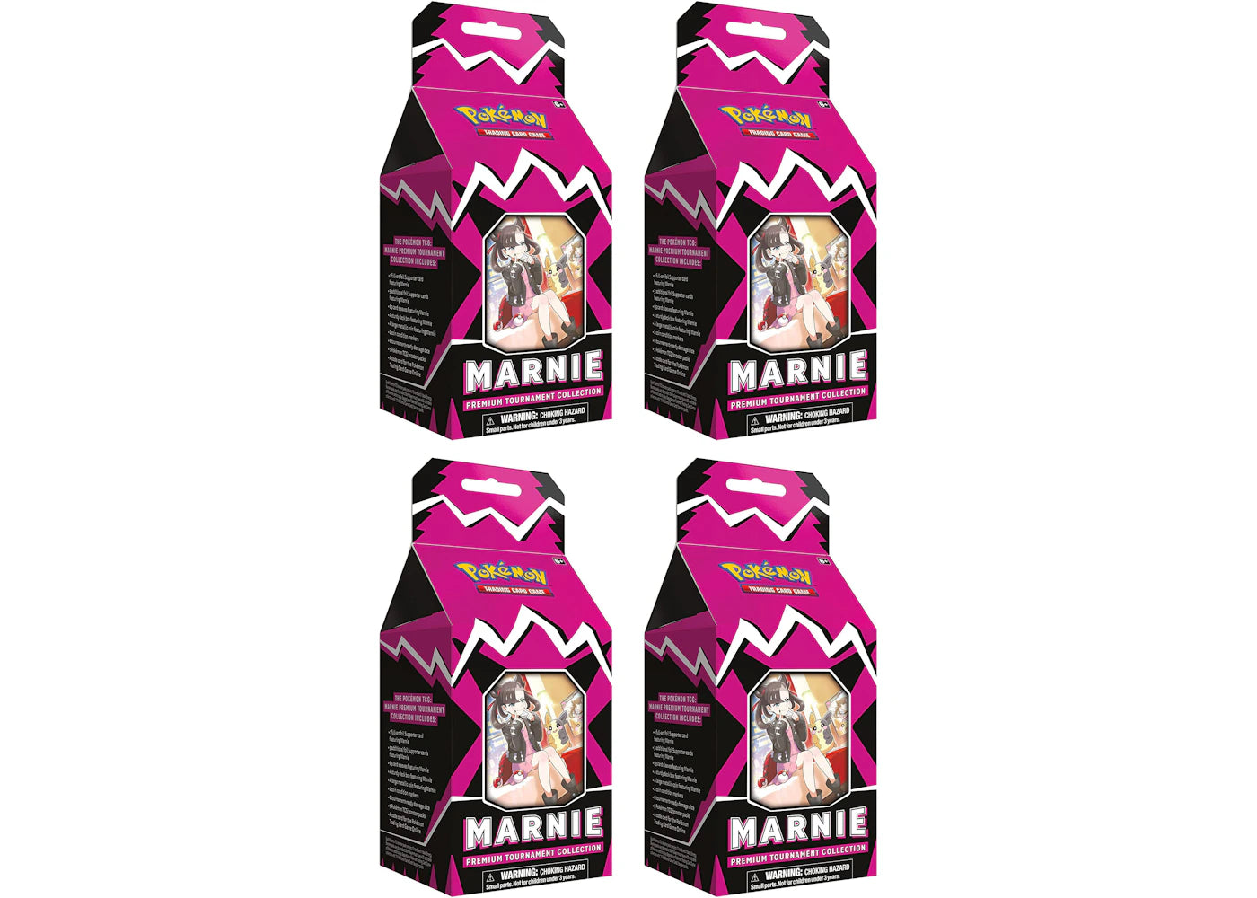 Pokémon TCG Marnie Premium Tournament Collection Box 4x Lot