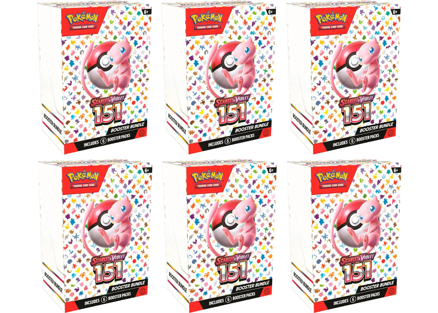 Pokémon TCG Scarlet & Violet 151 6pk Booster Bundle 6x Lot
