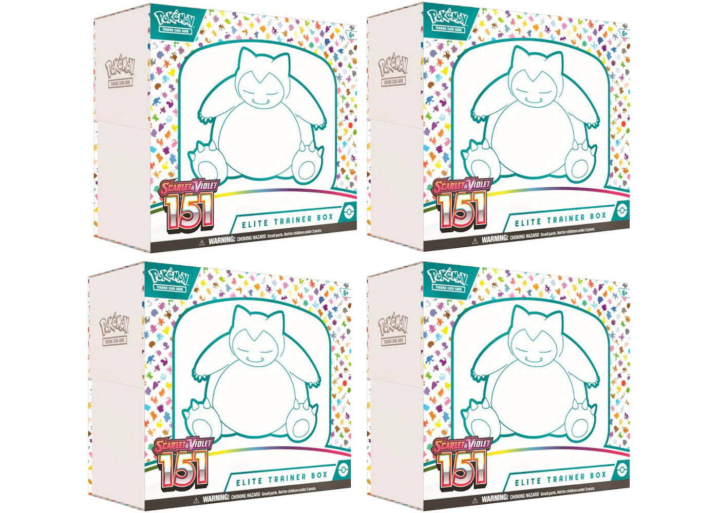 Pokémon TCG Scarlet & Violet 151 Elite Trainer Box 4x Lot